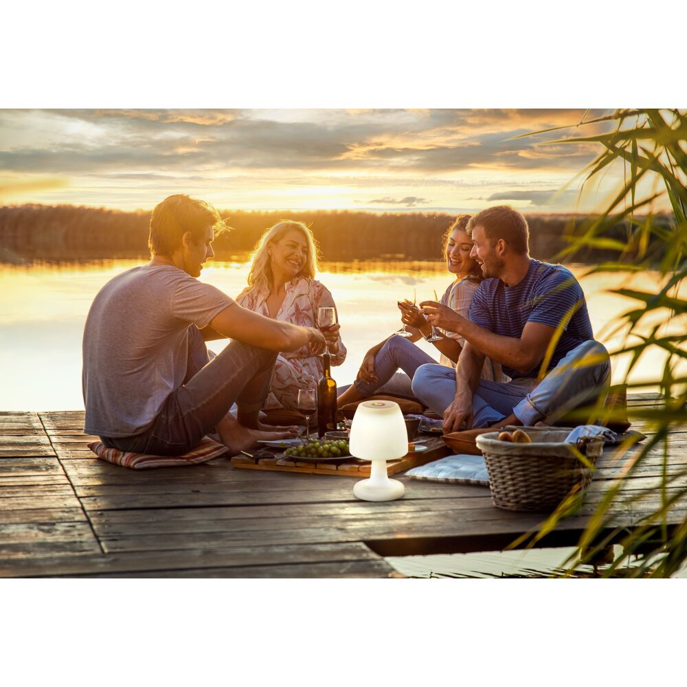 FHL easy Barletta Außentischleuchte LED Weiß, 1-flammig, Farbwechsler main product photo