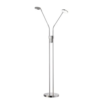 FHL easy Luna Stehleuchte LED Nickel-Matt, 2-flammig