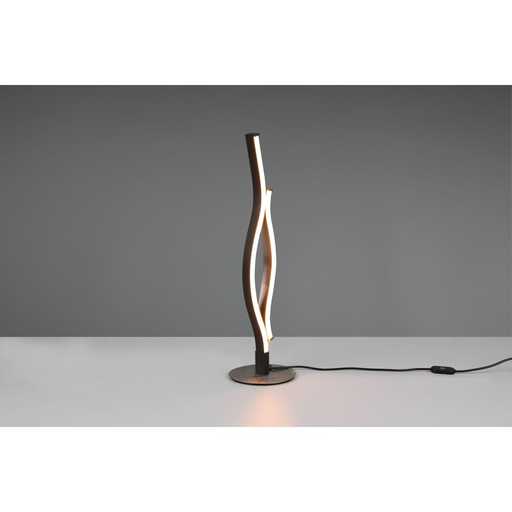 Trio Blaze Tischleuchte LED Aluminium gebürstet, 1-flammig main product photo