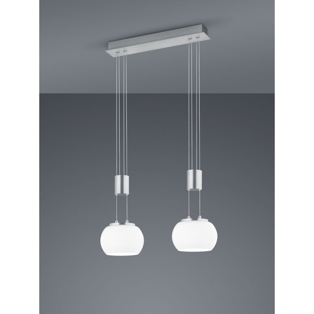 Trio Madison Pendelleuchte LED Nickel-Matt, 2-flammig main product photo