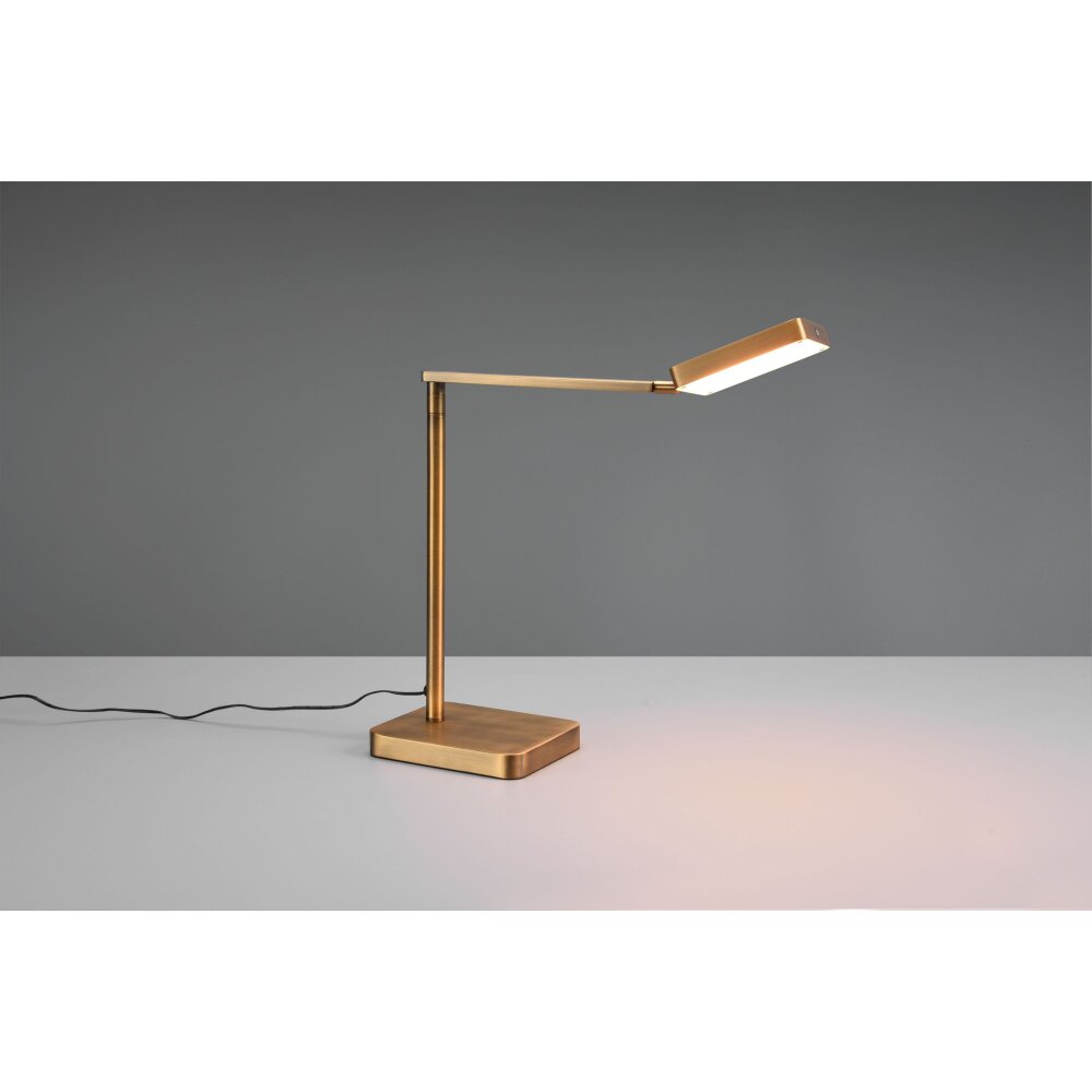 Trio Pavia Tischleuchte LED Altmessing, 1-flammig main product photo