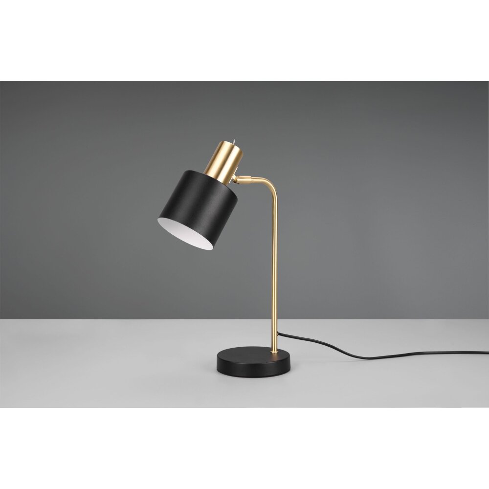 Reality Adam Tischleuchte Gold, Schwarz, 1-flammig main product photo