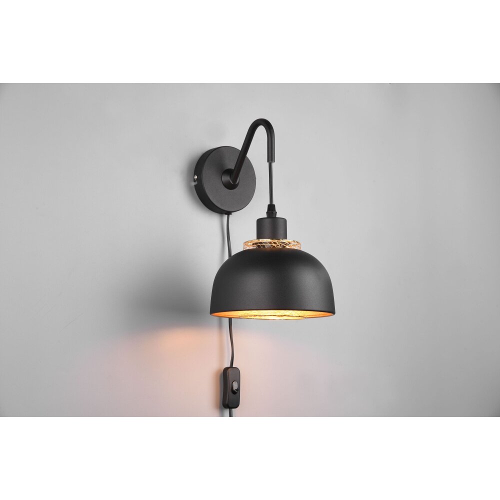 Reality Punch Wandleuchte Schwarz, 1-flammig main product photo