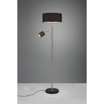 Trio Motel Stehleuchte Nickel-Matt, 1-flammig Trio Motel Stehleuchte Nickel-Matt, 1-flammig