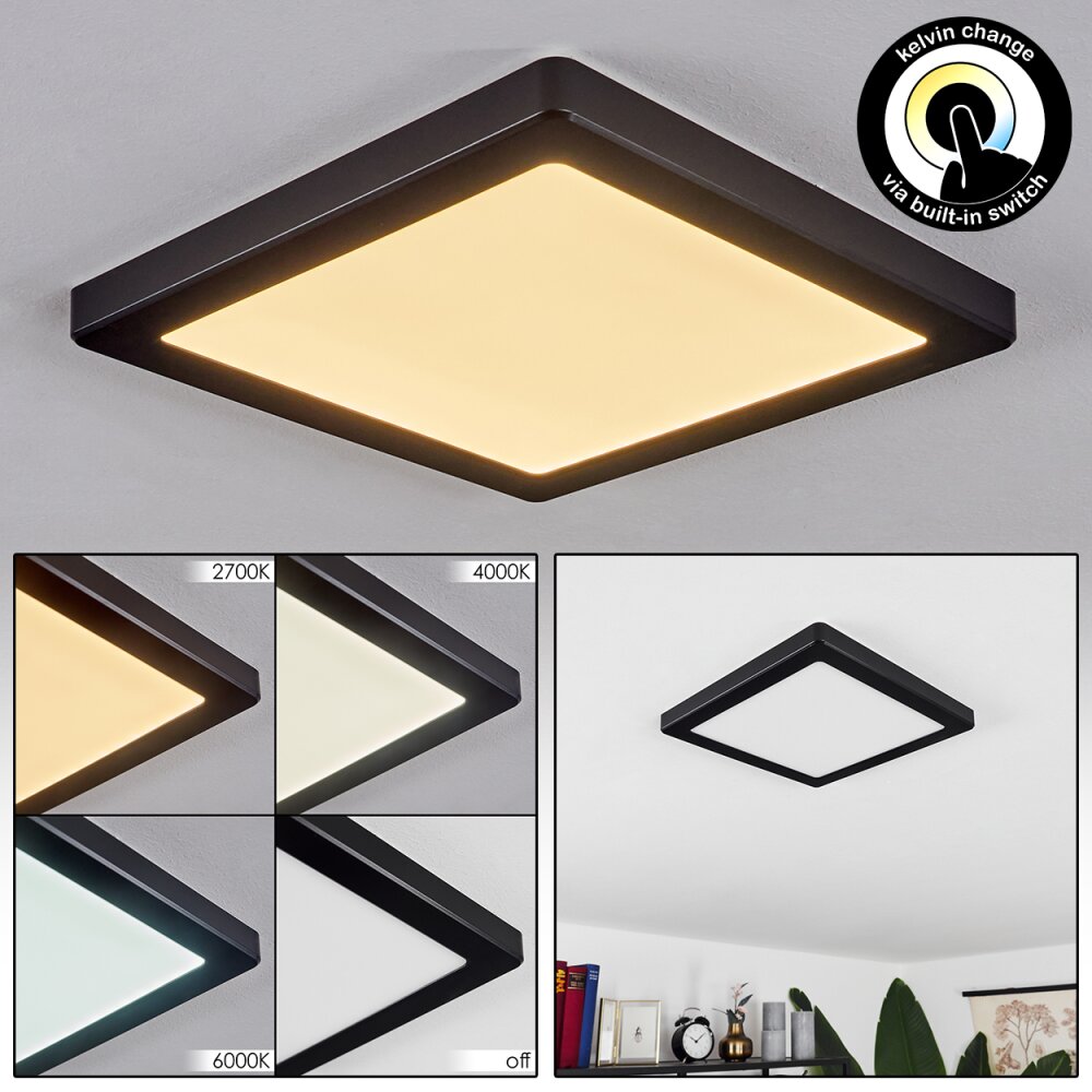 Canditas Deckenpanel LED Schwarz, 1-flammig main product photo
