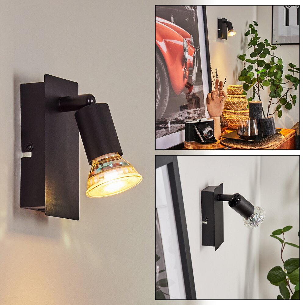 Castillo Wandleuchte Schwarz, 1-flammig main product photo