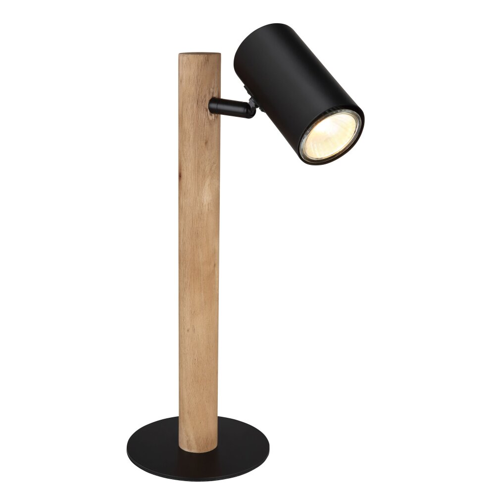 Globo HERTI Tischleuchte Braun, Schwarz, 1-flammig main product photo