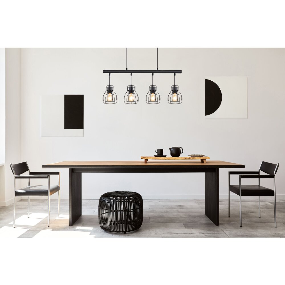 Globo MINA Pendelleuchte LED Schwarz, 4-flammig main product photo