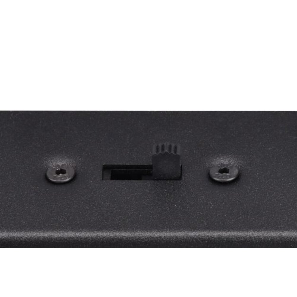 Trio Sequence Wandleuchte LED Aluminium, Schwarz, 1-flammig