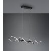 Trio Sequence Pendelleuchte LED Aluminium, Schwarz, 1-flammig