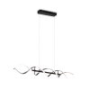 Trio Sequence Pendelleuchte LED Aluminium, Schwarz, 1-flammig