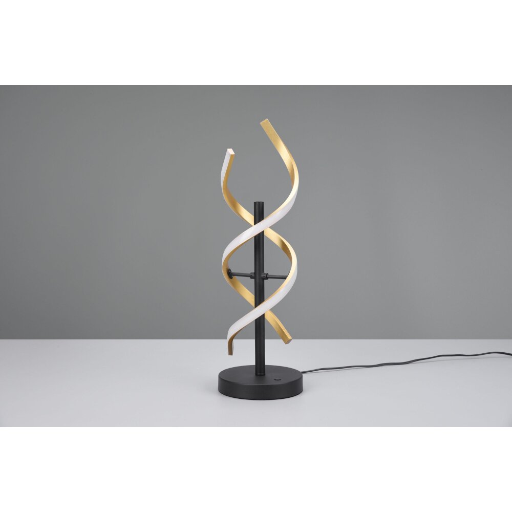 Trio Sequence Tischleuchte LED Messing, Schwarz, 1-flammig main product photo
