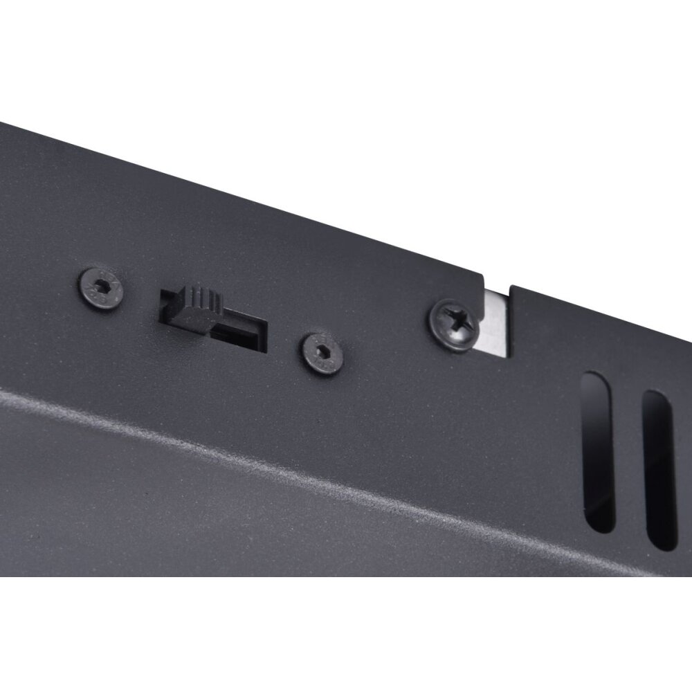 Trio Sequence Deckenleuchte LED Aluminium, Schwarz, 1-flammig