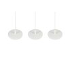 Trio Tray Pendelleuchte LED Weiß, 3-flammig