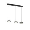 Trio Tray Pendelleuchte LED Schwarz, 3-flammig