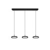 Trio Tray Pendelleuchte LED Schwarz, 3-flammig