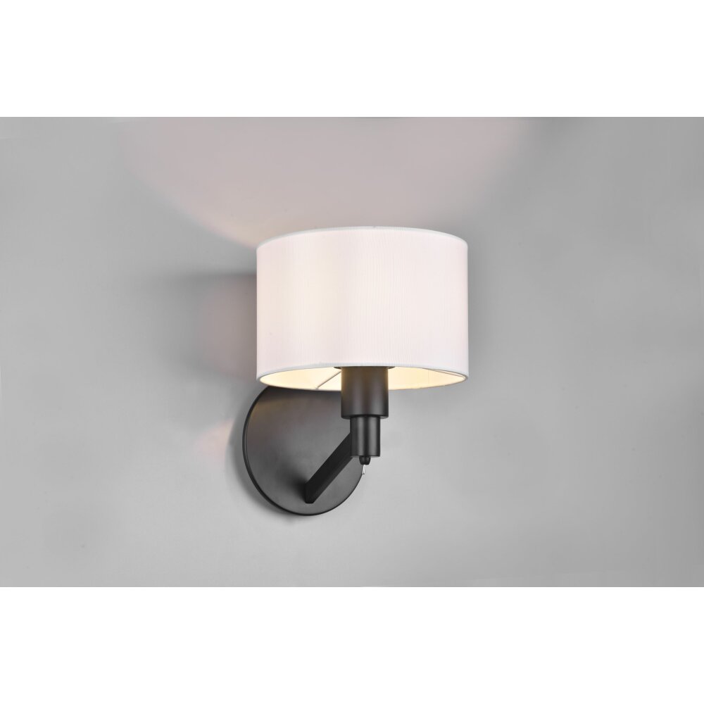 Trio Cassio Wandleuchte Schwarz, 1-flammig main product photo