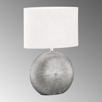 Fischer & Honsel Tobse Tischleuchte Silber, 1-flammig Fischer & Honsel Tobse Tischleuchte Silber, 1-flammig