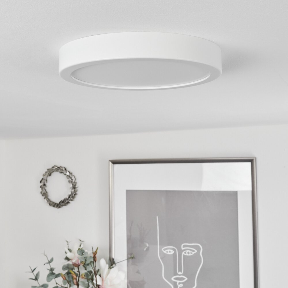Finsrud Deckenpanel LED Weiß, 1-flammig