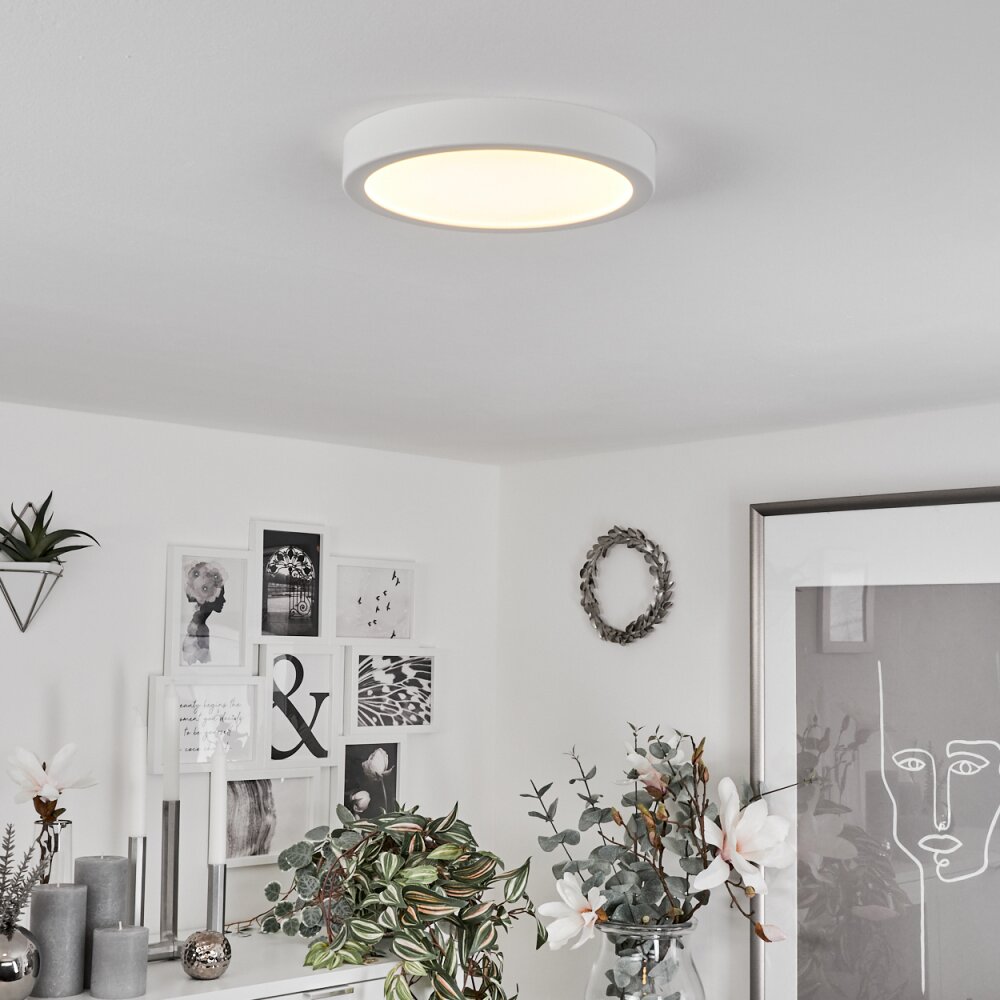 Finsrud Deckenpanel LED Weiß, 1-flammig