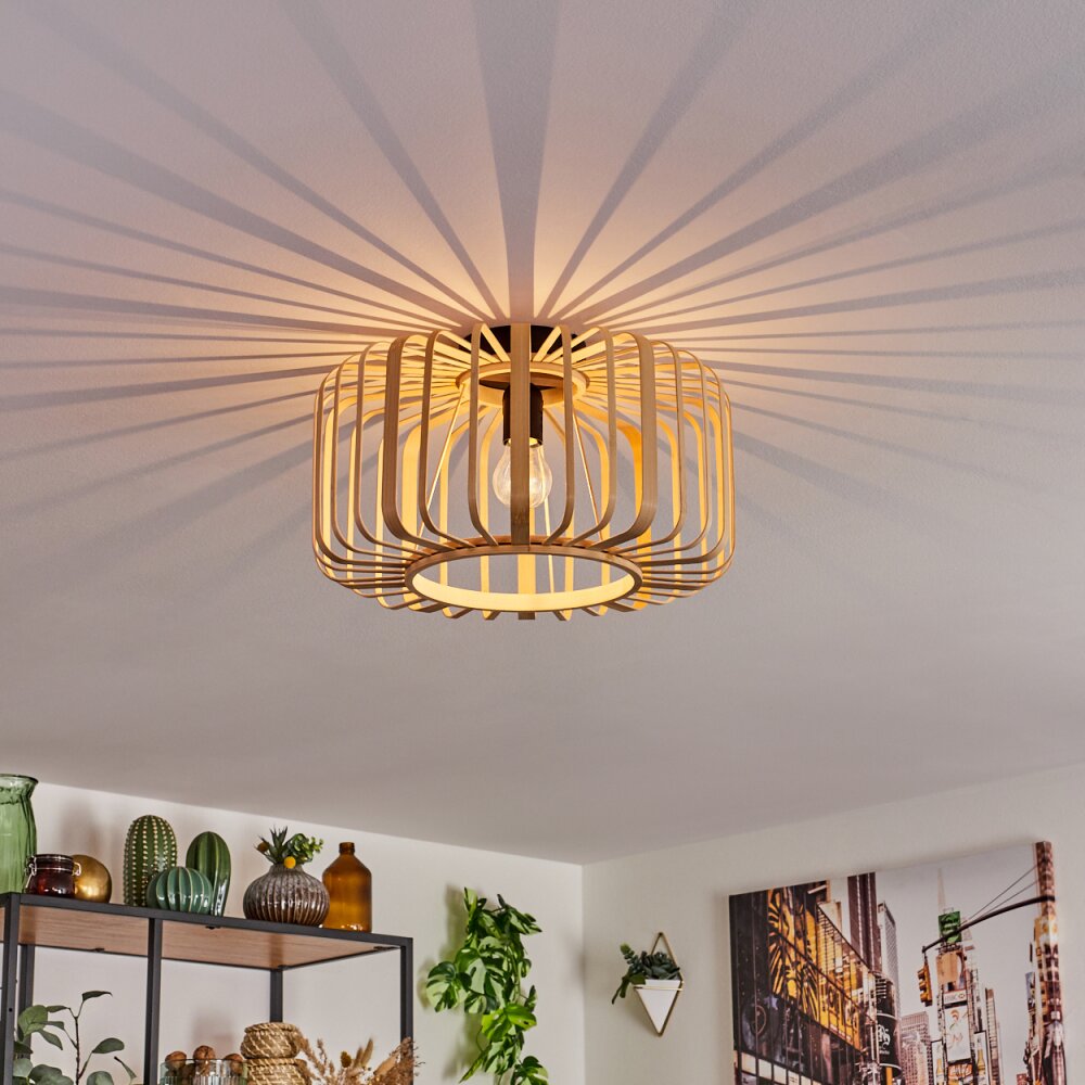 Oravi Deckenleuchte Holz hell, 1-flammig main product photo