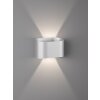 Fischer & Honsel Wall Wandleuchte LED Silber, 2-flammig