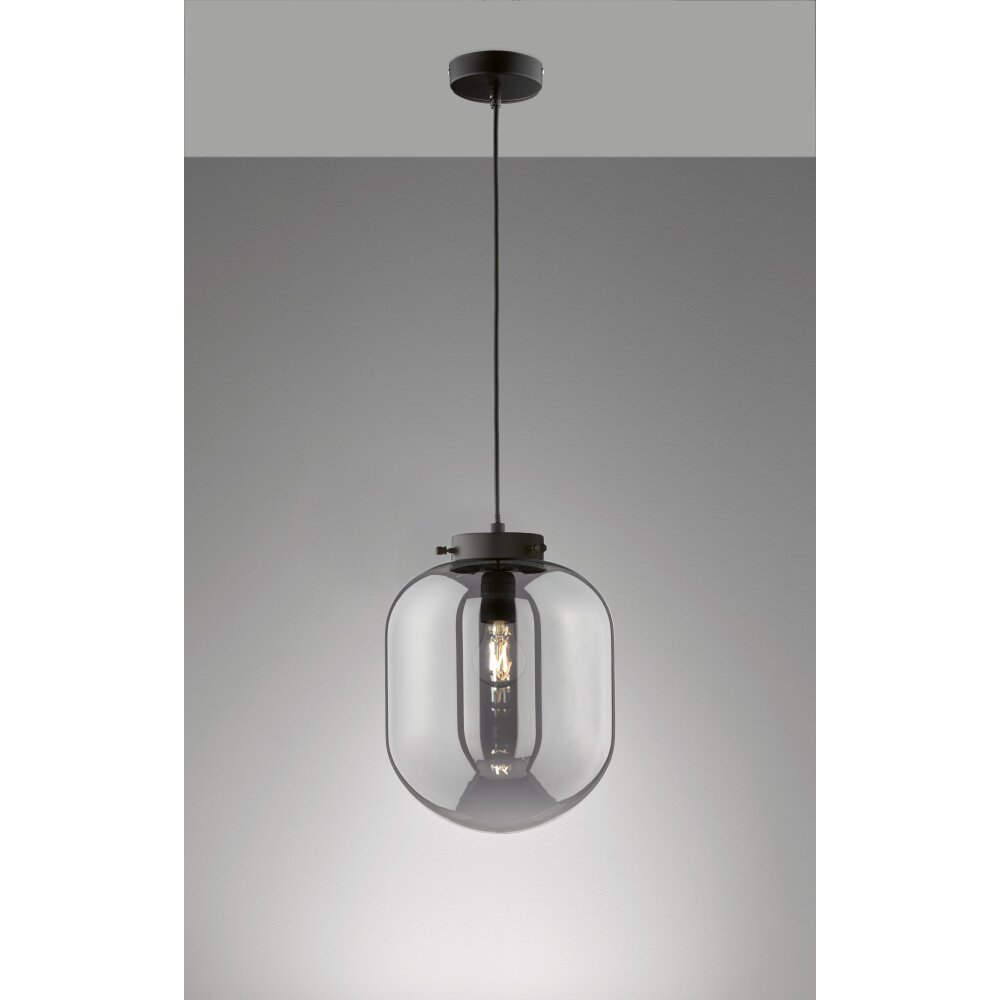 Fischer & Honsel Regi Pendelleuchte Schwarz, 1-flammig main product photo