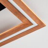 Charentay Deckenleuchte LED Schwarz, 1-flammig