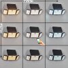 Estampes Solarwandleuchte LED Anthrazit, 1-flammig, Bewegungsmelder