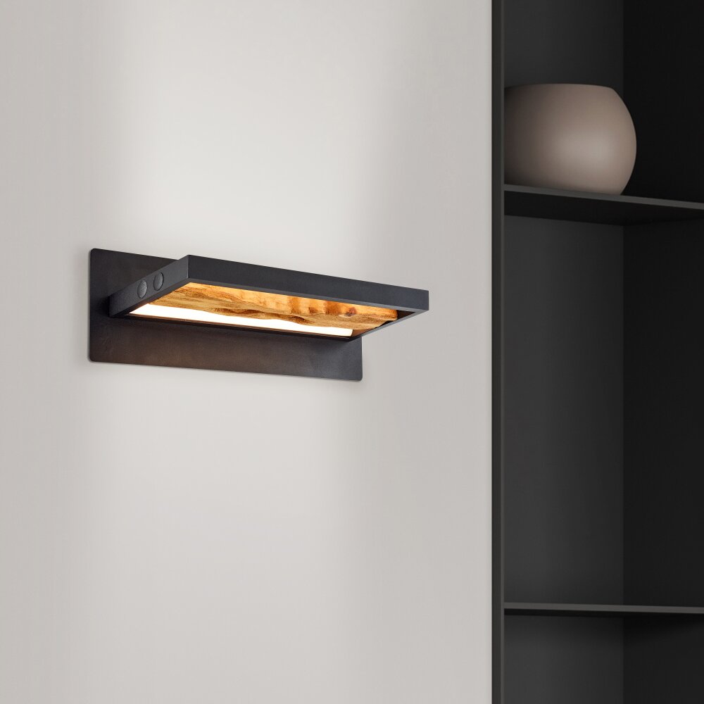 Brilliant Chaumont Wandleuchte LED Schwarz, 1-flammig main product photo