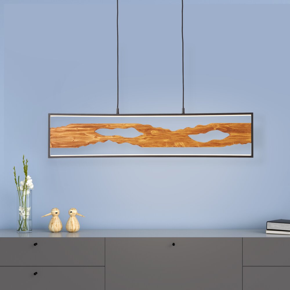 Brilliant Chaumont Pendelleuchte LED Schwarz, 1-flammig main product photo