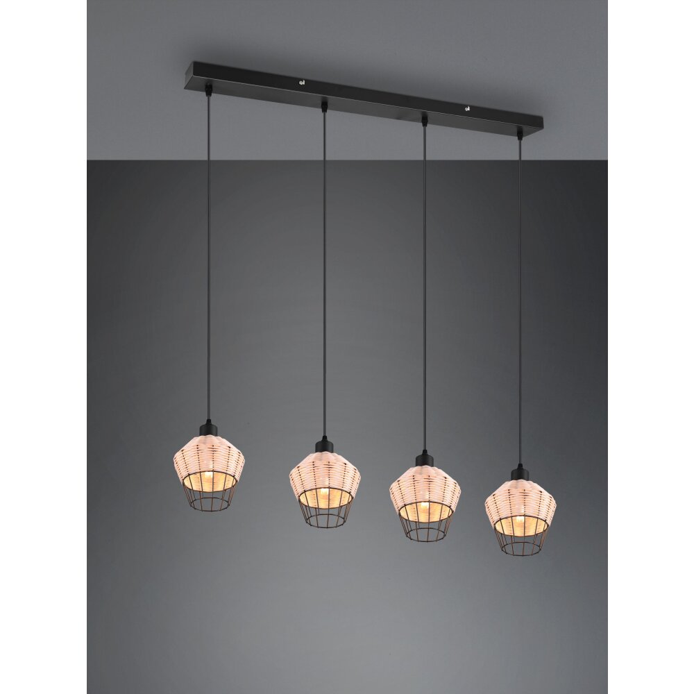 Reality Borka Pendelleuchte Schwarz, 4-flammig main product photo