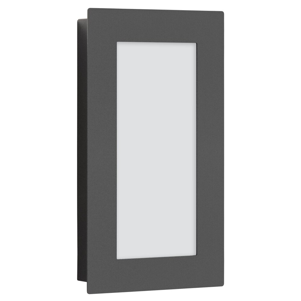 LCD Lamberg Außenwandleuchte LED Grau, 1-flammig, Bewegungsmelder main product photo