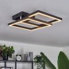 Cavareno Deckenleuchte LED Schwarz, 1-flammig