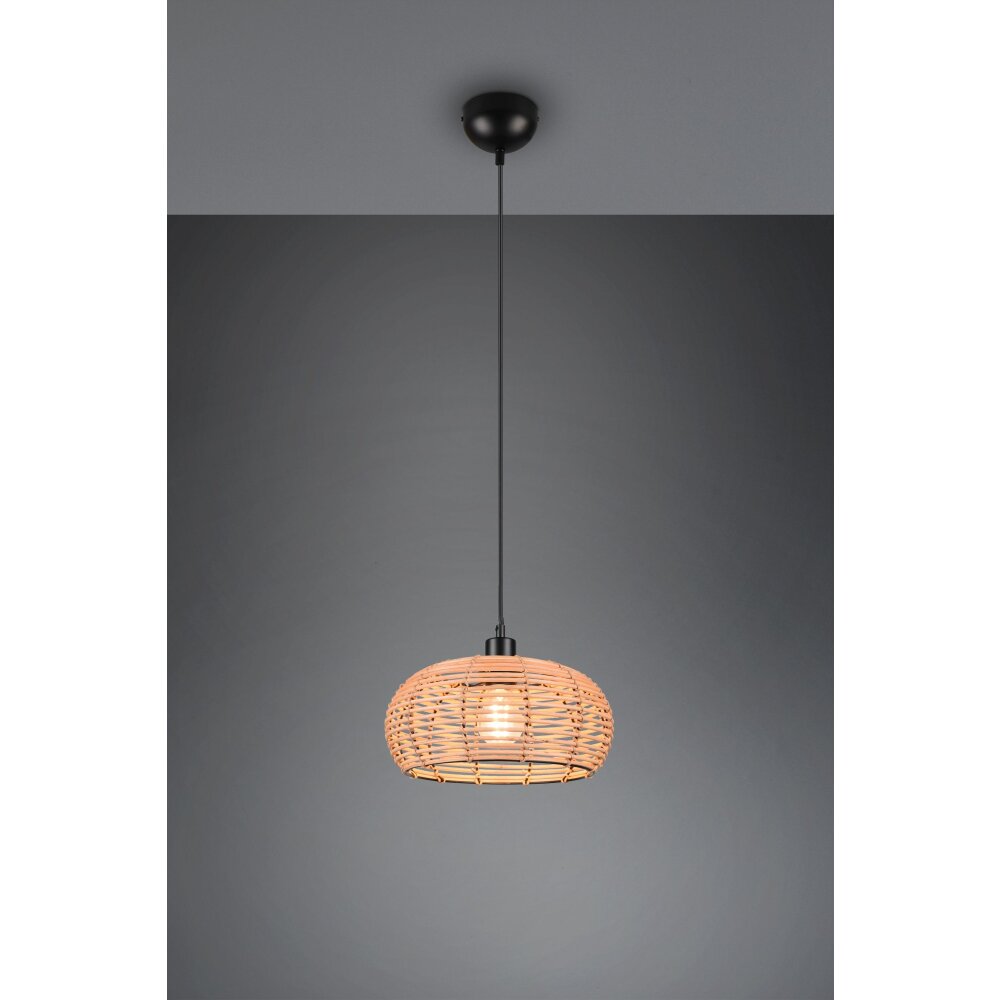 Trio Inga Hängeleuchte Schwarz, 1-flammig main product photo