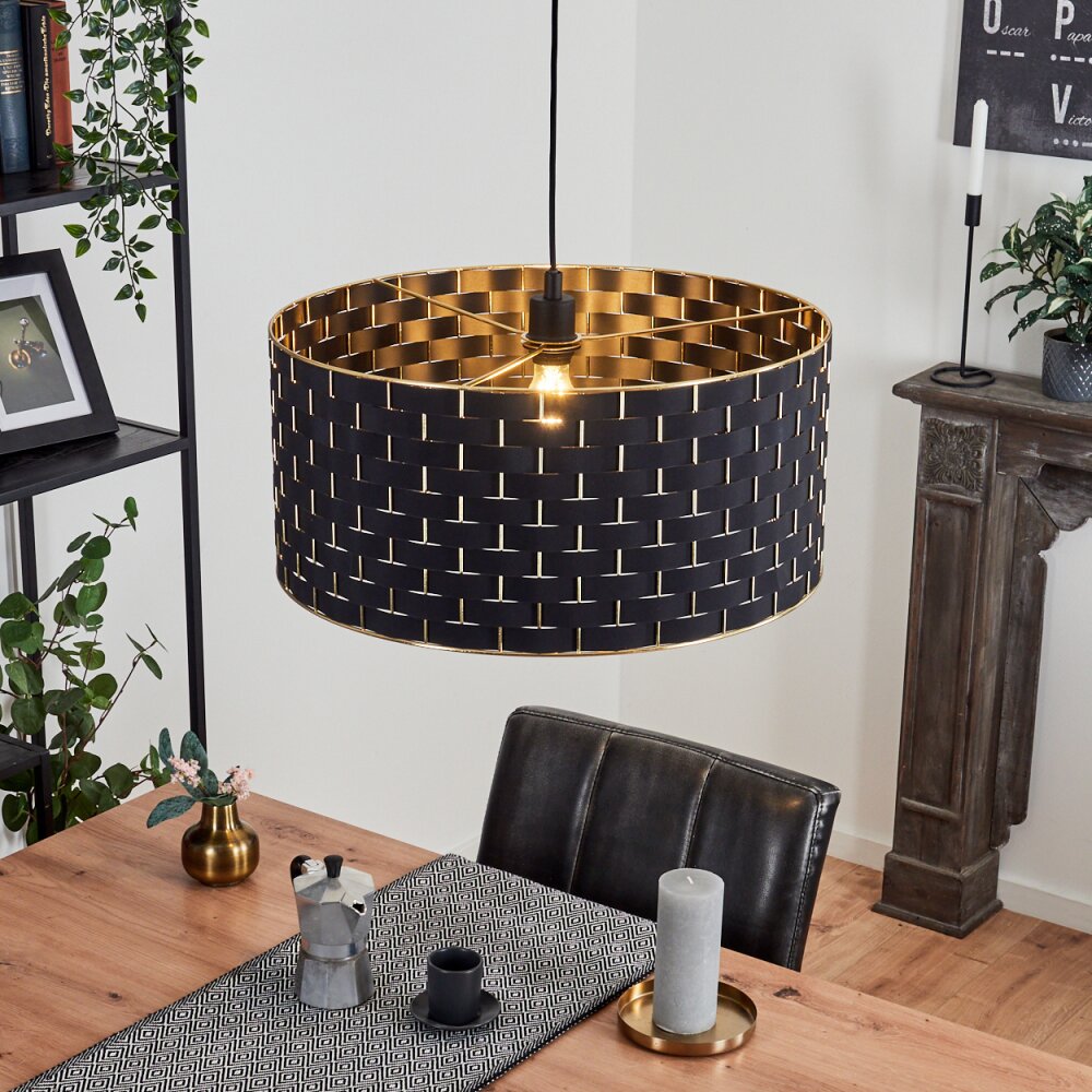 Ubac Hängeleuchte Schwarz, 1-flammig main product photo