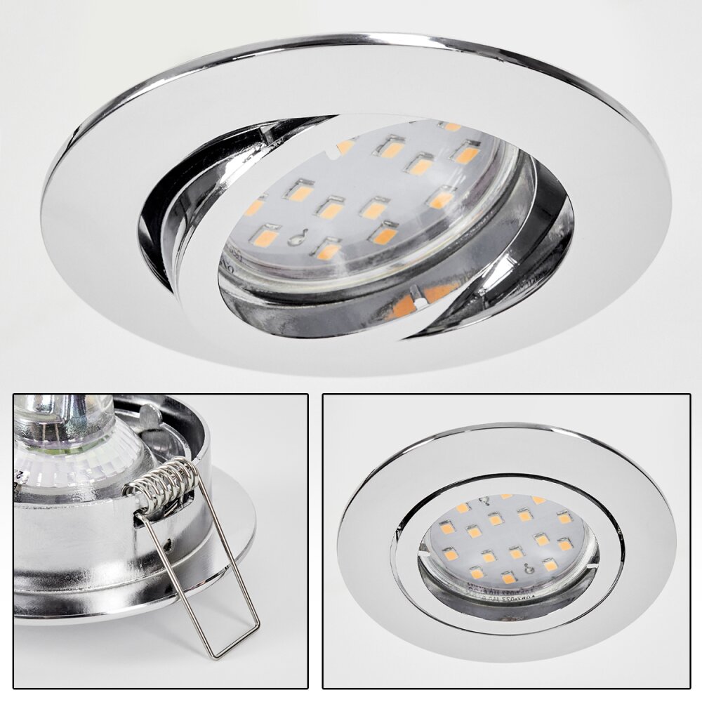 Kerrouan Einbauleuchte LED Chrom, 1-flammig main product photo