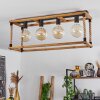 Lautremen Deckenleuchte Braun, Naturfarben, Schwarz, 4-flammig Lautremen Deckenleuchte Braun, Naturfarben, Schwarz, 4-flammig