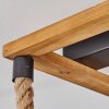 Lautremen Deckenleuchte Braun, Naturfarben, Schwarz, 4-flammig Lautremen Deckenleuchte Braun, Naturfarben, Schwarz, 4-flammig