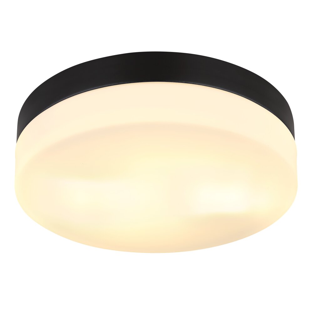 Globo VRANOS Außendeckenleuchte Schwarz, 1-flammig main product photo