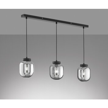 Fischer & Honsel Regi Pendelleuchte Schwarz, 3-flammig Fischer & Honsel Regi Pendelleuchte Schwarz, 3-flammig