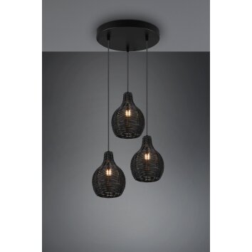 Reality Sprout Pendelleuchte Schwarz, 3-flammig Reality Sprout Pendelleuchte Schwarz, 3-flammig