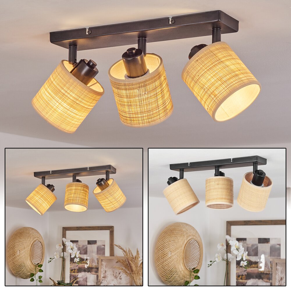 Chenevrey Deckenleuchte Schwarz, 3-flammig main product photo