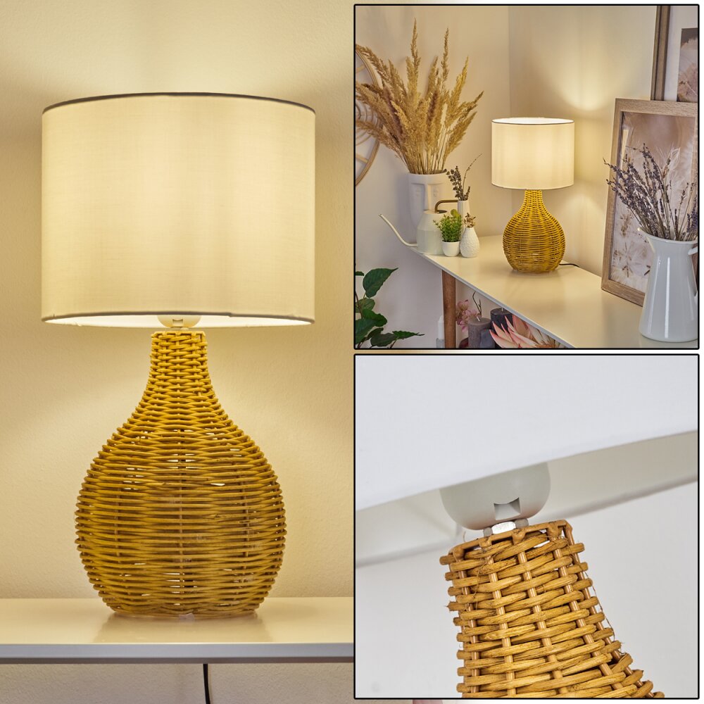 Chaniers Tischleuchte Naturfarben, 1-flammig main product photo