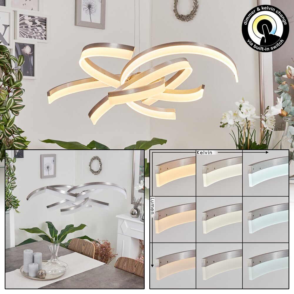 Vignats Pendelleuchte LED Nickel-Matt, 4-flammig main product photo