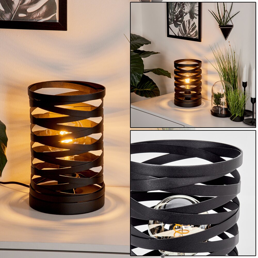 Bust Tischleuchte Schwarz, 1-flammig main product photo