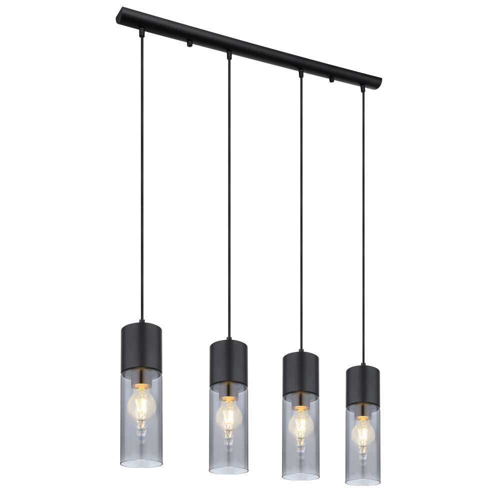 Globo ANNIKA Pendelleuchte Schwarz, 4-flammig main product photo