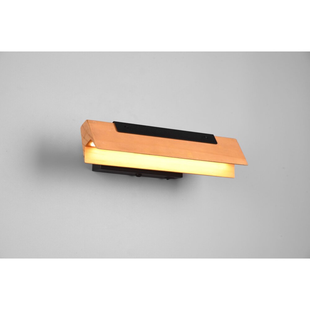 Trio Kerala Wandleuchte LED Schwarz, 1-flammig main product photo