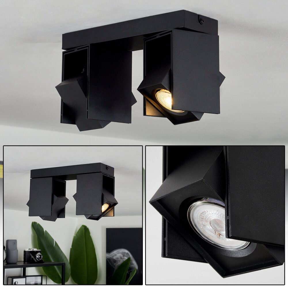 Prassinet Deckenleuchte Schwarz, 2-flammig main product photo