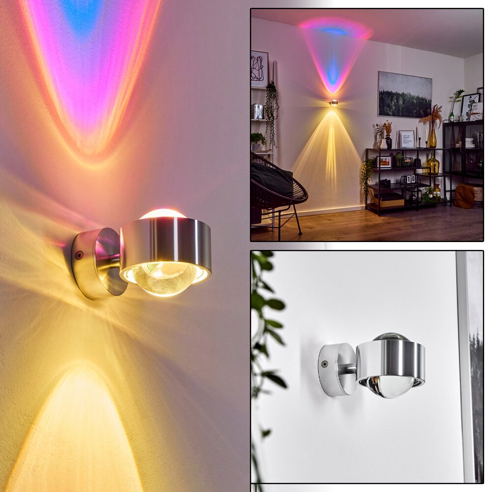 Sapri Wandleuchte Silber, 1-flammig main product photo